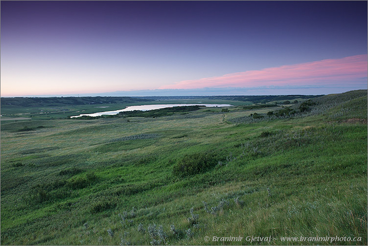 Sunrise at Big Valley - Nature Conservancy of Canada property, Craven, Saskatchewan, Canada