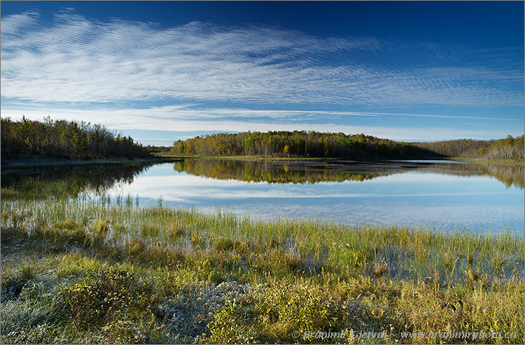 Autumn tranquility at Ursulan - Nature Conservancy of Canada property, Punnichy, Saskatchewan, Canada