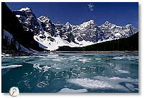 Moraine Lake in the Valley of Ten Peaks, Banff National Park