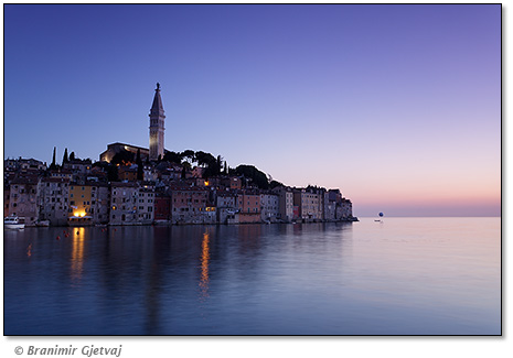 Rovinj at dusk, Croatia