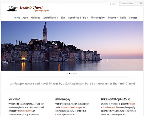 branimirphoto.ca new home page