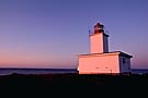 South lighthouse at sunrise, Bon Portage Island, Nova Scotia