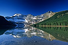 morning reflections on Cameron Lake, Waterton Lakes National Park, Alberta