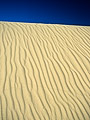 Pattern in sand, Great Sand Hills, Saskatchewan